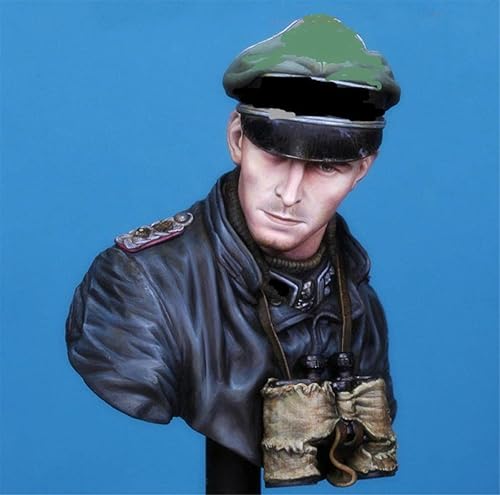 Busto de resina 1/10 soldado alemán de la Segunda Guerra Mundial para maquetas y modelismo