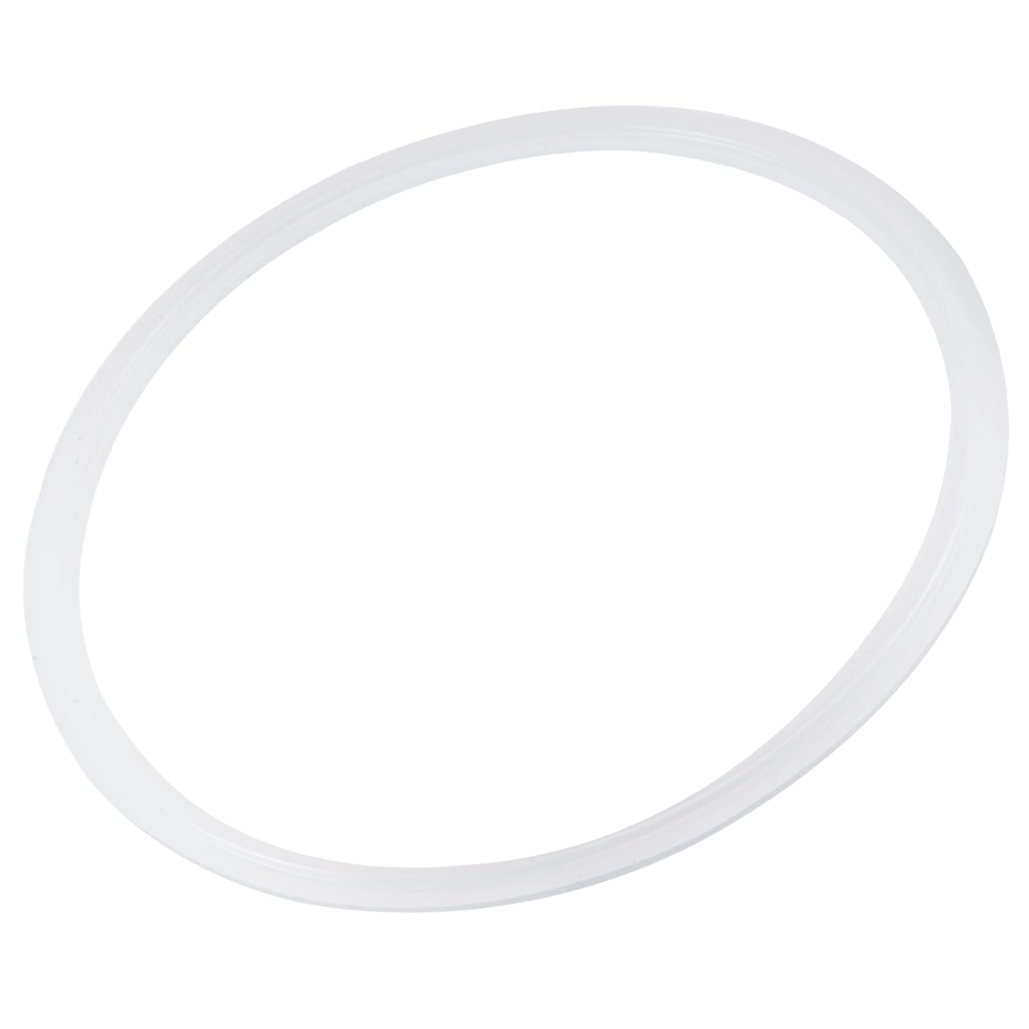 MECCANIXITY Silicone Rubber Gasket Industrial Flange O-Ring for 6.25 Inch Clamp White