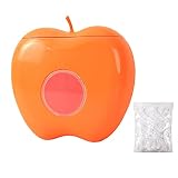 TAOZHIYAO Boîte de rangement pour film plastique Organisation Boîte murale anti-poussière Couverture alimentaire Support pour film plastique Rangement cuisine (Orange)