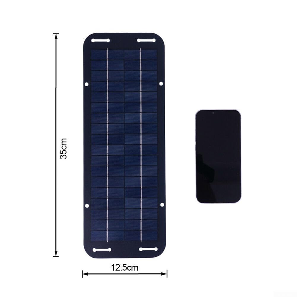 30W 12V Solar Ladegerät Kit mit Hocheffizienz-Panel für Boote, Autos, Wohnmobile und effizientere Batterieerhaltung