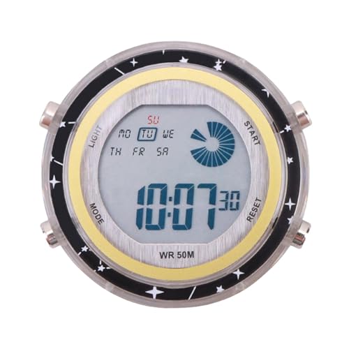 Reloj digital de motocicleta - Monitor de tiempo LED para vehículos | Reloj compacto impermeable con pantalla incandescente para automático