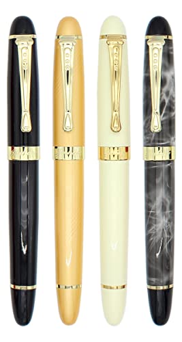Gullor 4 Pieces Jinhao 450 Rollerball Pen In 4 Colors, Multicolor A #TOP1