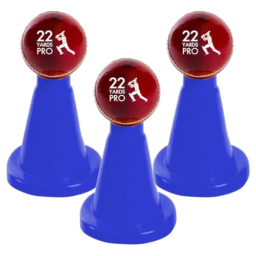 Image of 22YardsPro Cricket Batting Tee – Durable Plastic Practice Stand for Cricket Training & Coaching – Stable Design for Indoor & Outdoor Use – Lightweight & Portable – Ball Not Included