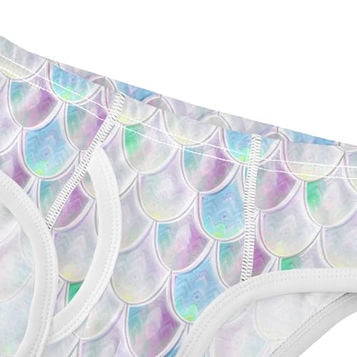 White Blue Purple Dragon Scales Toddler Boy's Underwear 2T 202c18934