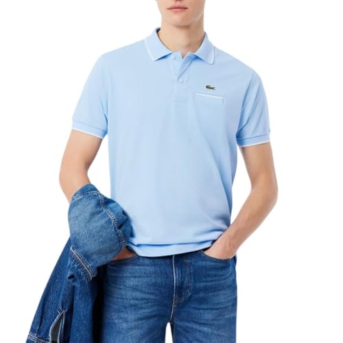 Image of Lacoste Men's Classic Fit Pocket Accent L.12.12 Polo Shirt