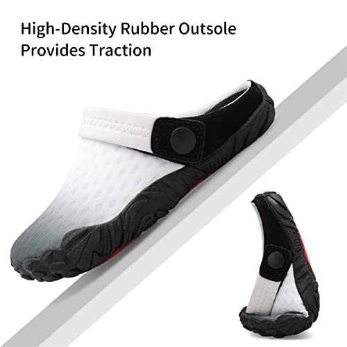 Barefoot Swim Water Sport Shoes Lightweight Dry Water Hiking Shoes For Kids Boys Girls Gradient Black 2 Big Kid #TOP5