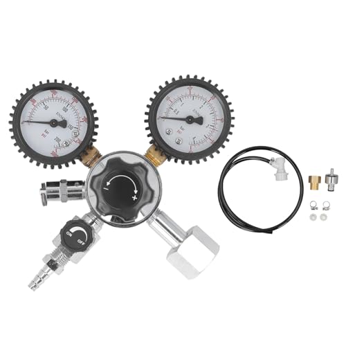 CO2 Beer Keg Regulator - Aluminum Alloy + Accessories
