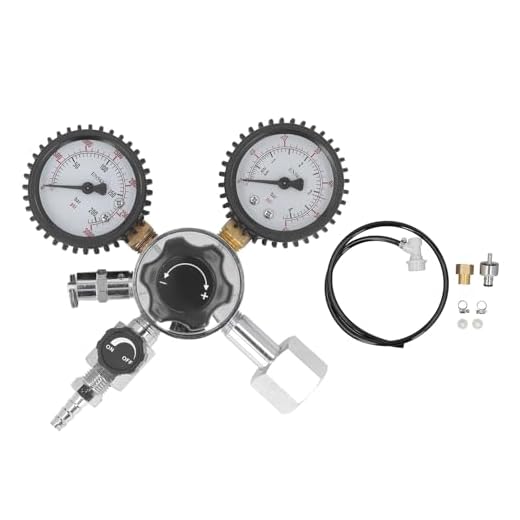 CO2 Beer Keg Regulator with Accessories