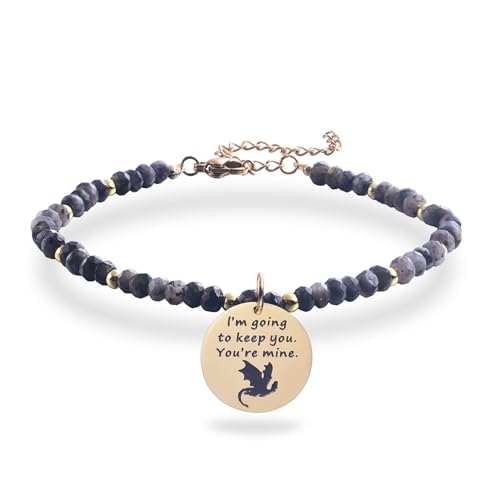 Bracelet dragon wing en pierre naturelle, le lien secret des amants
