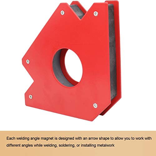 6 Pcs Arrow Welding Magnet, Welding Magnet Set For Metal Working 25, 50, And 75 Lbs Strength Magnetic Welding Holder, 45,90,135,180Degree Angle Fits For Welding, Soldering, Assembling #TOP7