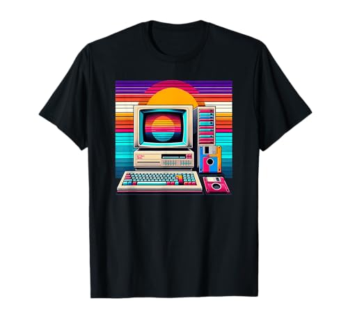 Retro PC Vintage 90er Jahre Computer T-Shirt