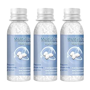 Tandreparatiegranulaat, tijdelijke tandreparatieset, verwarmbare kralen voor het vullen van ontbrekende en gebroken tanden, tandreparatielijm voor tandherstel, eenvoudig te gebruiken