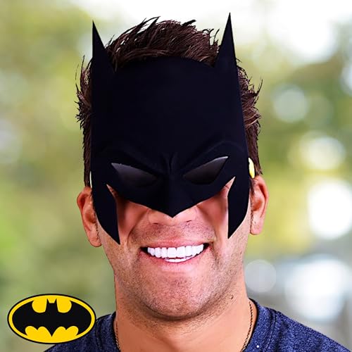 Image of Sun-Staches Batman Sunglasses, DC Comics Heroes & Villains Costume Accessory | Official DC Batman, Robin, Batgirl, Joker, Catwoman, or Harley Quinn | Costume Ready | 100% UV | One Size Fits Most