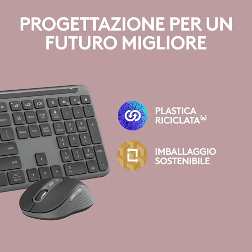 Tastiera + Mouse LOGITECH SLIM COMBO MK 950 - 12
