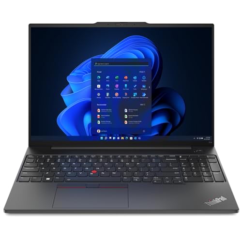 OEM Lenovo ThinkPad E16 Gen 1 16" FHD IPS, Intel Deca Core i7-1355U, 40GB RAM, 1TB NVMe, Fingerprint, Backlit KB, WiFi 6, Bluetooth, RJ-45, W11P, Business Laptop