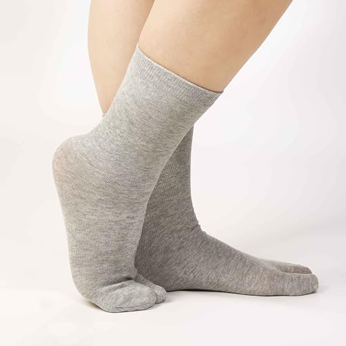 3 Pairs Flip Flop Socks Tabi Split Toe Socks Elastic Cotton Socks for Men Women 5