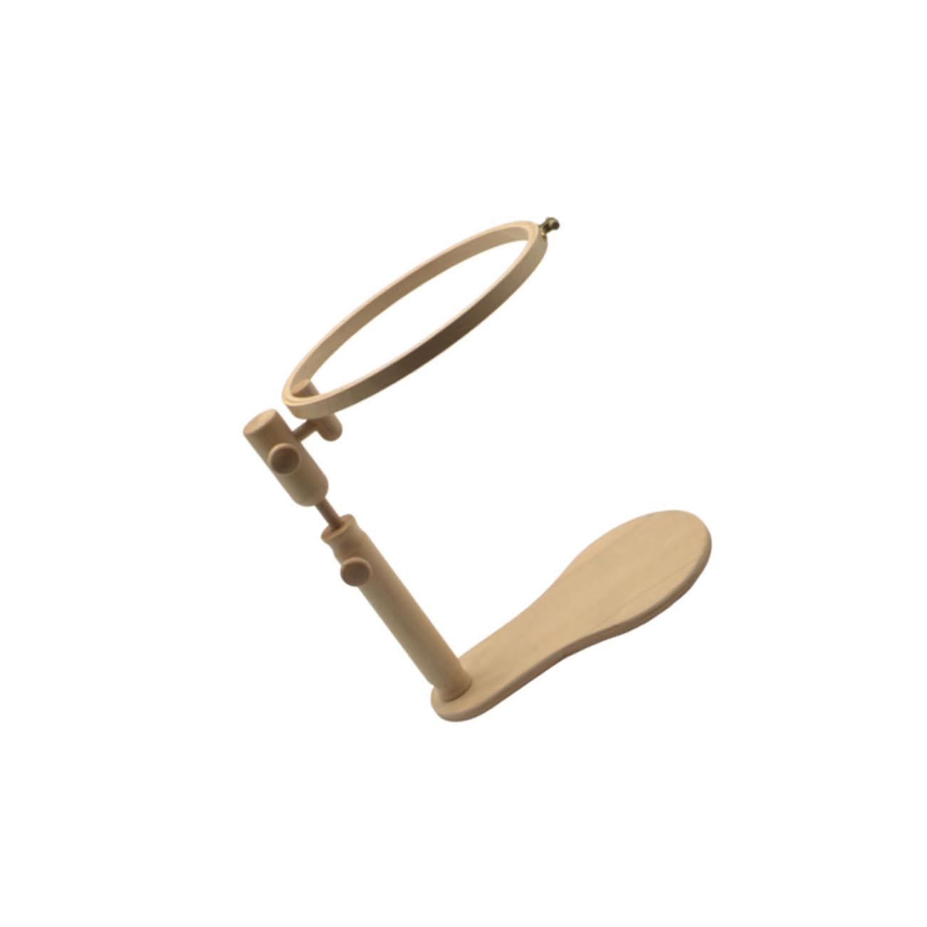 Verstellbarer Drehbarer Holz Stickrahmen 24cm für Kreuzstich