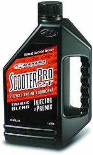 Maxima 27901 Scooter Pro 2-Stroke Synthetic Premix/Injector Oil - 1 Liter Bottle