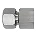 Brennan Industries D8034-L15-18-NBR Steel Female Stud Coupling Bite, 15 mm Tube Size, M22 x 1.5 NPT x M18 x 1.5 NPT Thread