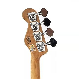 EART Guitars B10 Guitare basse électrique avec manche en érable torréfié Corps en acajou Frette en acier inoxydable 4… - Les Beatles, Paul McCartney, John Lennon, RIngo Starr, George Harrison EART Guitars B10 Guitare basse électrique avec manche en érable torréfié Corps en acajou Frette en acier inoxydable 4… – Image 7