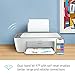 HP DeskJet A4 Color Inkjet All-in-One Printer, White - Print, Scan and Copy for Home or Office - Dual-Band Wi-Fi, Bluetooth - BROAGE 5 Feet USB Printer Cable