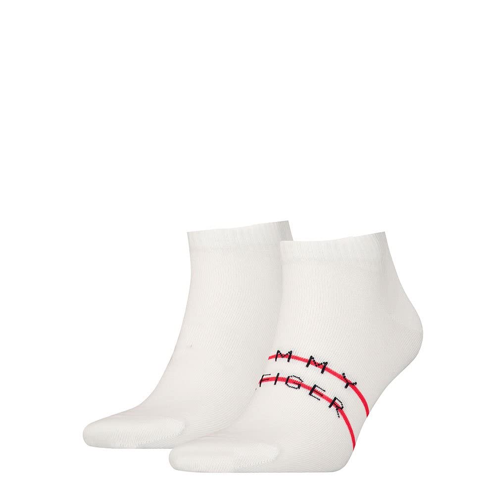 Tommy Hilfiger White Sneaker Two Pack Socks - Uk 6-8