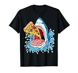 Pizza Eating Shark T shirt Kids Boys Food Lovers Jawsome Tee T-Shirt