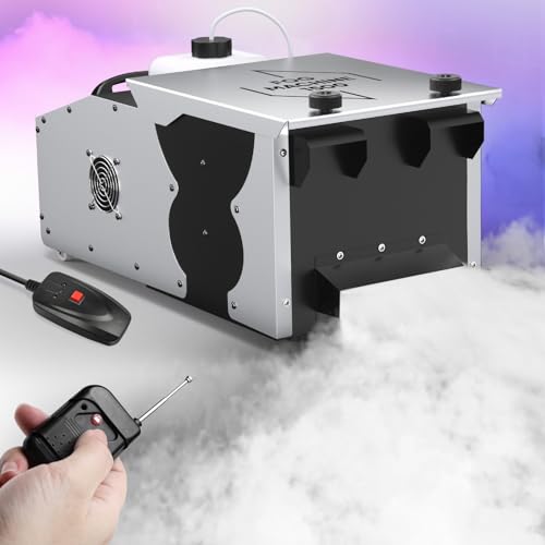UPGREY Low Lying Fog Machine, 1500W Dry Ice Fog Machine Fog Chiller Ground...