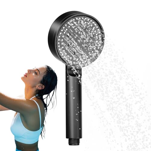 Cabezal de ducha de mano tipo lluvia, rociador de spa desmontable, accesorio de flujo multifuncional, diseño ergonómico con modos de potencia intensos para una limpieza cómoda y comodidad de higiene