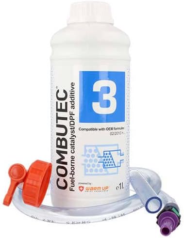 A2ZWORLD Cerina Aditivo FBC OEM para FAP, Warm UP COMBUTEC 3 CBT3-1, compatible con Eolys Powerflex, 1000 ml