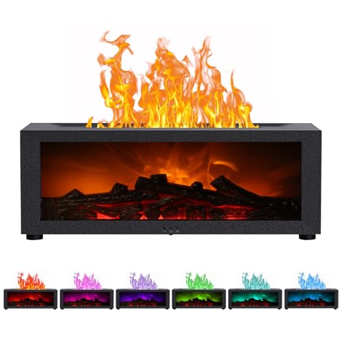 [Ottimo regalo] Questo diffusore di oli essenziali a fiamma con incredibili effetti di luce e funzione di umidificazione stupirà tutti, perfetto per casa, ufficio, studio di yoga o palestra e un ottimo regalo per amici, familiari o persone care.