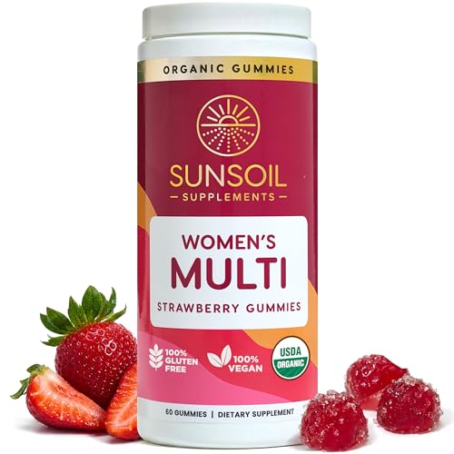 Sunsoil Supplements Organic Multivitamin Gummies