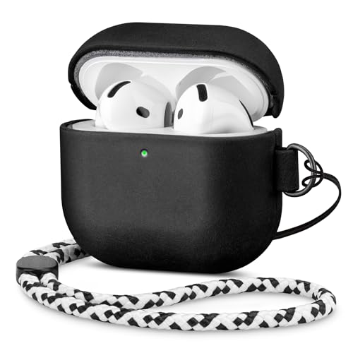 Étui cuir AirPods 4 avec clip en D pour sécuriser vos écouteurs en déplacement