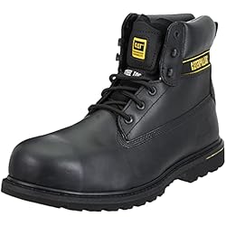Botas Caterpillar Hombre De Trabajo Cat Holton St S3 - Botas cortas para hombre, Black, 46 EU