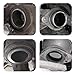 2pcs Car Exhaust Manifold Gasket, 2.5 Inch Sealed Exhaust Flange Gaskets Universal Donut Gasket Ring Muffler Sealer to Prevent Leaking Between Pipe and Manifold & Reduces Noise