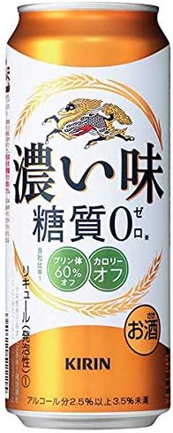 Amazon Co Jp キリン 濃い味 糖質０ 500ml 24缶 食品 飲料 お酒