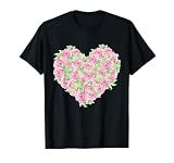 WaterColor Frühlings-Malerei, Blumen-Rose, bunt T-Shirt ...