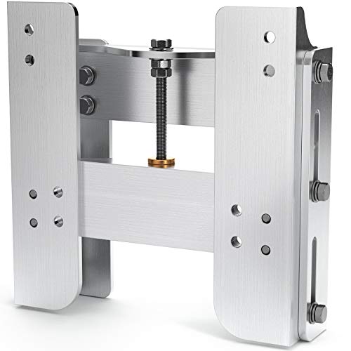 VEPURLT Jack Plate Aluminum Adjustable 4 Outboard Motor Jack Plate for Boat Steering System