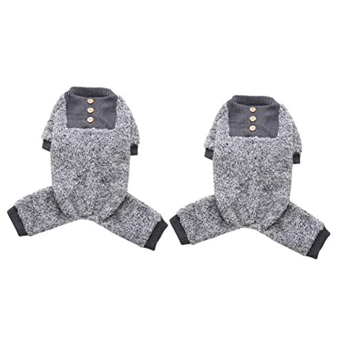 BCOATH 2 Unidades Pijama De Estimação Roupas De Cachorro De Uma Peça Pijama De Cachorro Para Cães Pe