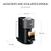 Nespresso De'Longhi ENV 120.GY Vertuo Next Kaffeekapselmaschine, 1500W , 1.1 L, 42.9 x 14.2 x 31.9 cm, grau