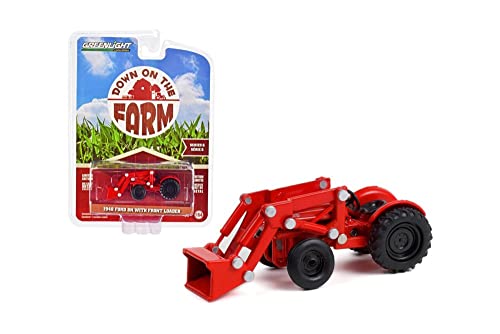 ModelToyCars Tractor Ford 8N 1948 con Cargador Frontal 1:64 miniatura 3