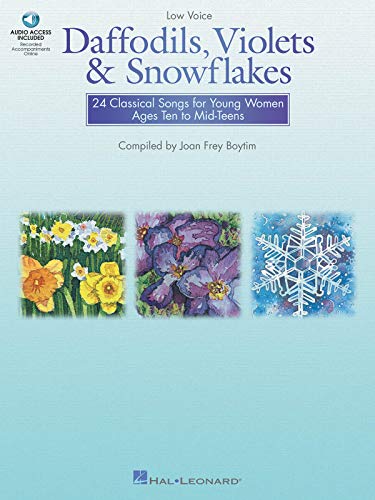 Daffodils, Violets and Snowflakes Book/Online Audio
