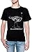 BIOCLOD Allegedly Ostrich Hommes T-Shirt Noir Col Rond Men Black Round Neck 4XL
