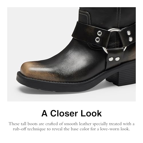 Coach Women's Harness Loved Leather Boot Knee High4