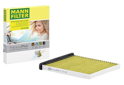 MANN-FILTER FP 24 009 Cabin Air Filter - FreciousPlus Biofunctional Pollen Filter - for Cars + Transporters