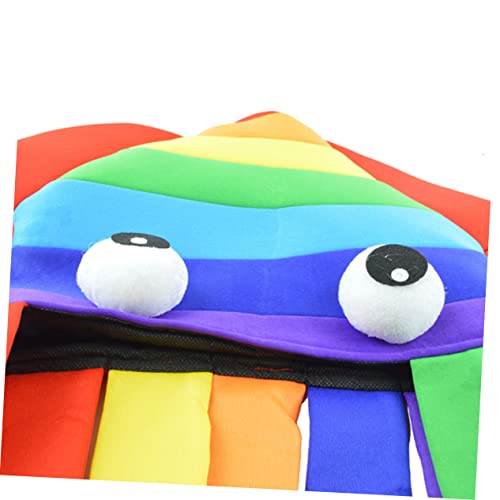 Gadpiparty 3 Pçs Festa Adulta Polvo De Pelúcia Crianças Cocar Traje Cosplay Lula Do Mar Boné De Nata