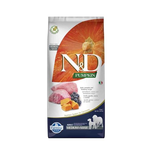 Farmina - Natural & Delicious Pumpkin Grain-Free Lamb & Blueberry Dry Dog Food 26.4lb Bag