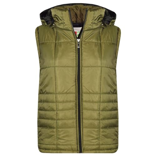 Kids Girls Boys Sleeveless Hooded Padded Lined Gilet Bodywarmer Jackets 5-13 Yrs