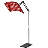 immagine prodotto Lampada a luce rossa con treppiede, GuKKK luce rossa a infrarossi con timer, luce rossa terapia