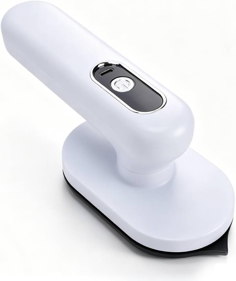 Ejoyous Mini Cordless Iron for Clothes, Rapid Heating Portable Handheld Iron with Adjustable Temperature 3 Levels Up to 200 Degrees, for Home Travel, Craft DIY, Fuse Bead Crafting